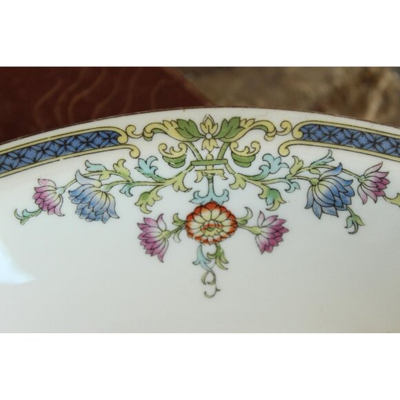 Vintage 1920s 1930s Serving Bowl, Hutschenreuther Selb China, Floral Print - Picture 2 of 10